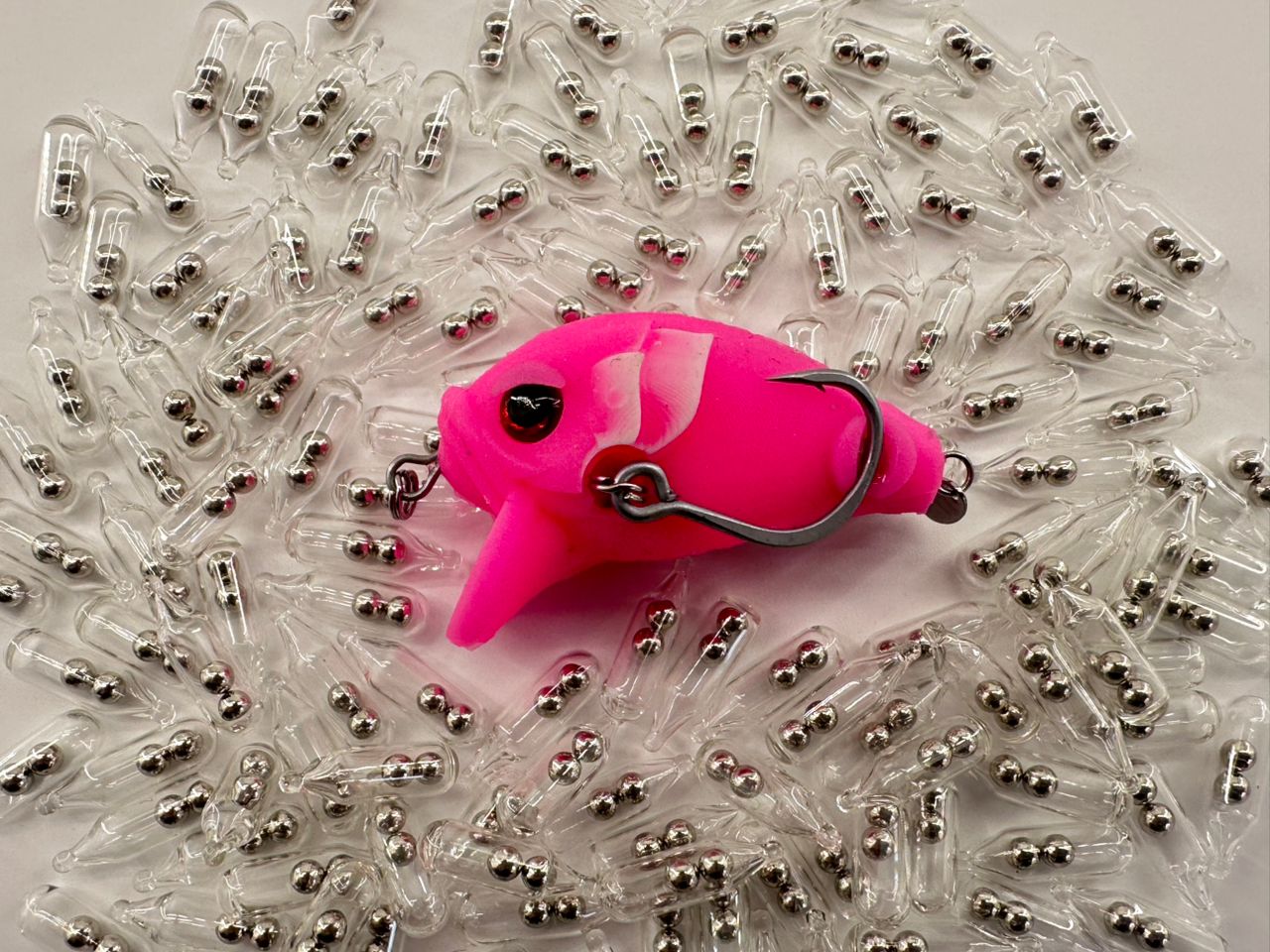 MAGAS Blockbuster-42 Subsurface soft silicone anti-snag fishing lure with patented Magnetic Anti-Snag System and removable glass rattle