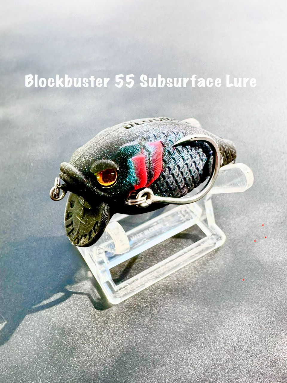 MAGAS Blockbuster-55 Subsurface soft silicone anti-snag fishing lure with patented Magnetic Anti-Snag System for shallow subsurface fishing.