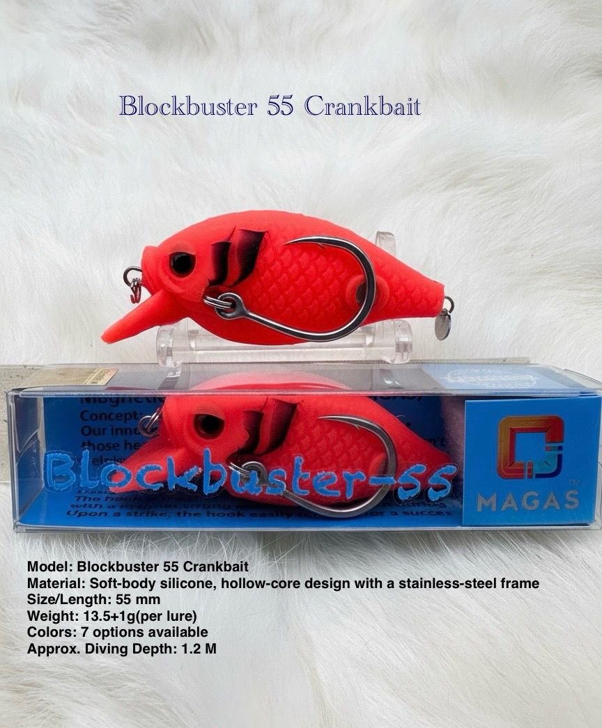 Build Your MAGAS Bundle - Blockbuster - 55 Crankbait (CB) (Pick 12) - MY TACKLE R&D ENTERPRISE