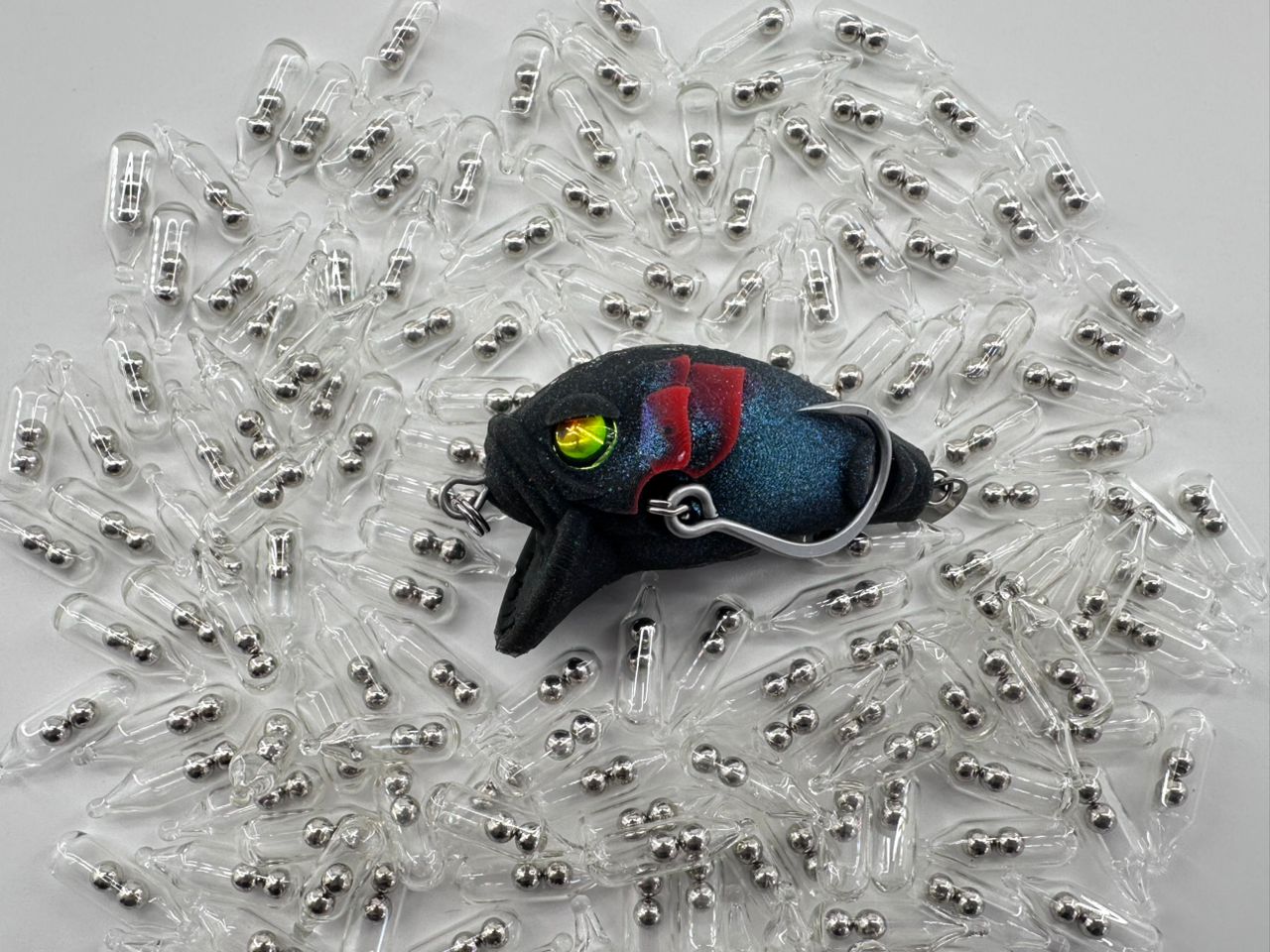 MAGAS Blockbuster-42 Subsurface soft silicone anti-snag fishing lure with patented Magnetic Anti-Snag System and removable glass rattle