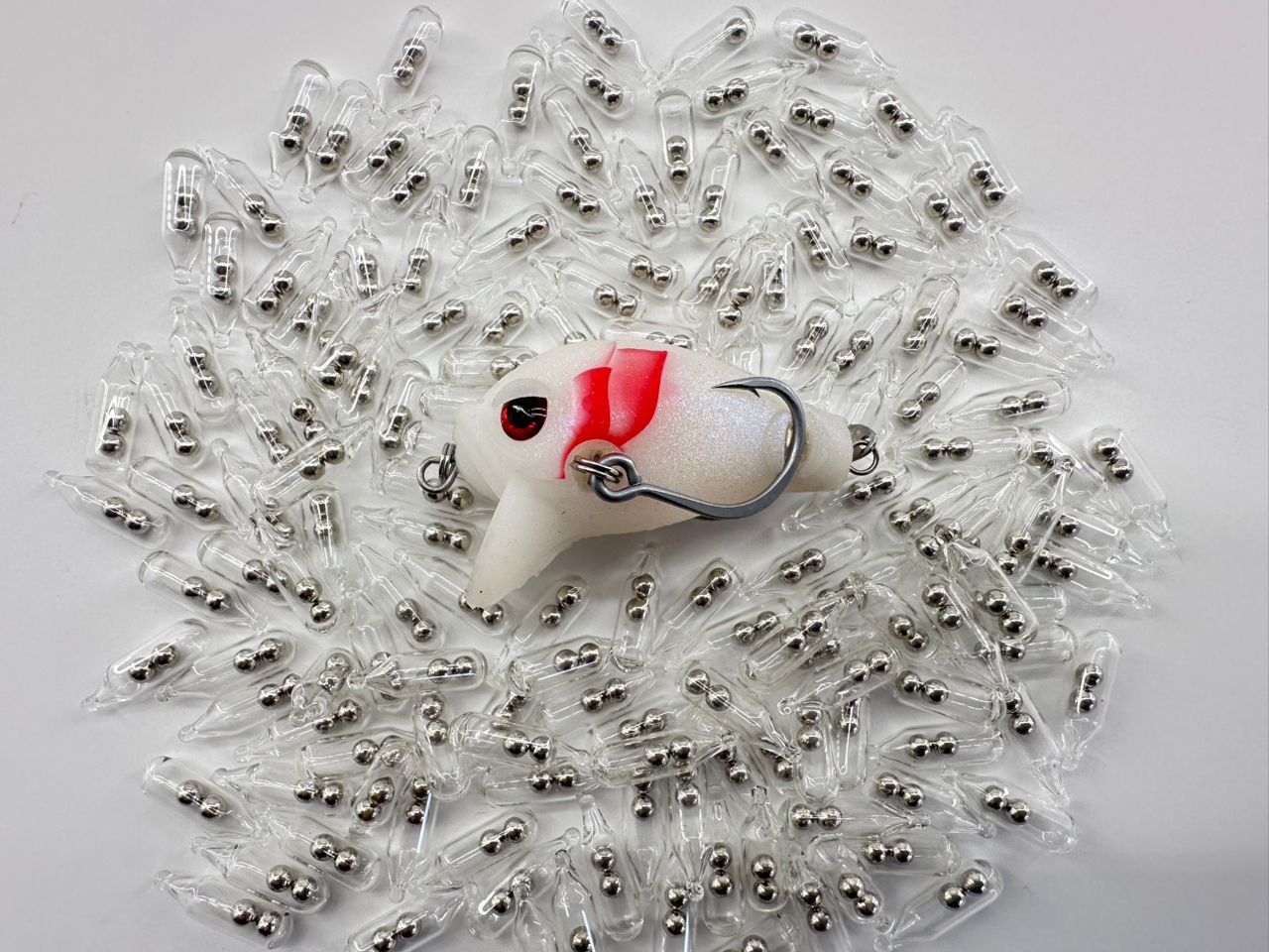 MAGAS Blockbuster-42 Subsurface soft silicone anti-snag fishing lure with patented Magnetic Anti-Snag System and removable glass rattle
