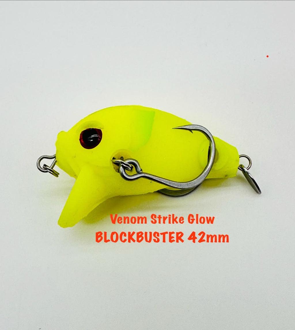 Blockbuster 42 Glow Series lure color options