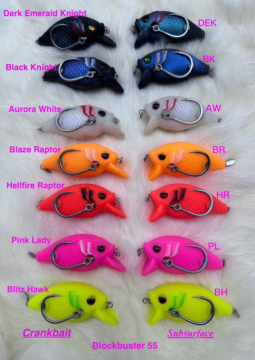 Blockbuster - 55 Subsurface (SF) - MY TACKLE R&D ENTERPRISE