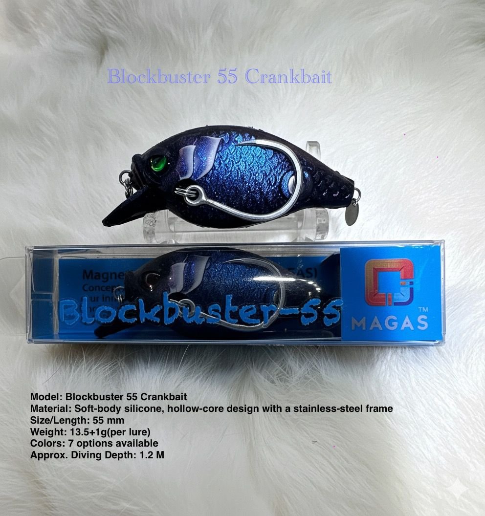 Build Your MAGAS Bundle - Blockbuster - 55 Crankbait (CB) (Pick 12) - MY TACKLE R&D ENTERPRISE