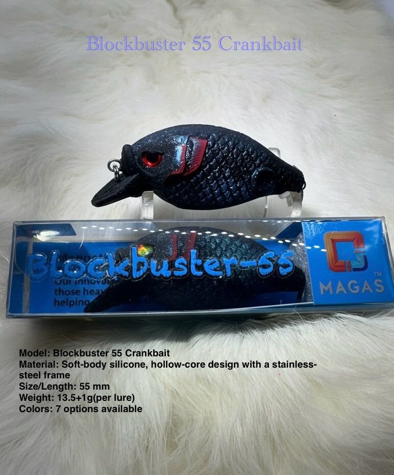 Build Your MAGAS Bundle - Blockbuster - 55 Crankbait (CB) (Pick 12) - MY TACKLE R&D ENTERPRISE